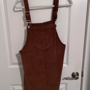 Amazon Brown Overall Dress